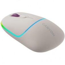 Мышка Canyon MW-22 Dual Band RGB Wireless Rice (CNS-CMSW22RC) - Фото