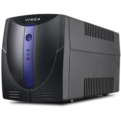 Джерело безперебійного живлення Vinga LED 600VA plastic case with USB (VPE-600PU)