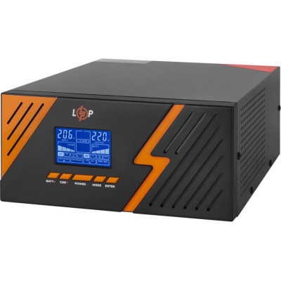 Джерело безперебійного живлення LogicPower LPM — PSW-1500VA, 1050W, Black (22754)