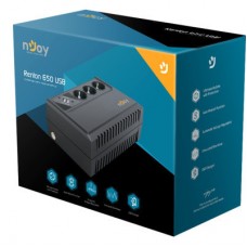 Джерело безперебійного живлення nJoy RENTON 650VA USB (UPLI-LI065RE-CG01B) - Фото