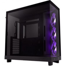 Корпус NZXT H6 Flow RGB All Black (CC-H61FB-R1) Корпус NZXT H6 Flow RGB All Black (CC-H61FB-R1)