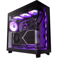 Корпус NZXT H6 Flow RGB All Black (CC-H61FB-R1) - Фото