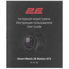 Смарт-годинник 2E Motion GT2 47 mm Black-Red (2E-CWW21BKRD) - Фото
