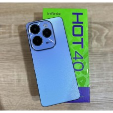 Телефон Infinix HOT 40i 8/256 GB Palm Blue NFC X6528B (інфінікс хот 40и) - Фото