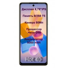 Мобільний телефон Oppo A38 4/128 GB Glowing Black (OFCPH2579_BLACK) - Фото