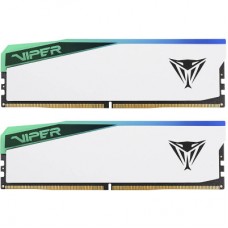 Модуль пам'яті для комп'ютера DDR5 32 GB (2x16GB) 6200 MHz Viper Elite 5 RGB Patriot (PVER532G62C42KW)