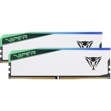 Модуль пам'яті для комп'ютера DDR5 32 GB (2x16GB) 6200 MHz Viper Elite 5 RGB Patriot (PVER532G62C42KW) - Фото