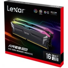 Модуль пам'яті для комп'ютера DDR4 32 GB (2x16GB) 3600 MHz Ares RGB Black Lexar (LD4BU016G-R3600GDLA) Модуль пам'яті для комп'ютера DDR4 32 GB (2x16GB) 3600 MHz Ares RGB Black Lexar (LD4BU016G-R3600GDLA) - Фото