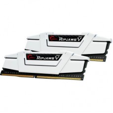Модуль пам'яті для комп'ютера DDR4 32GB (2x16G) 3600 MHz RipjawsV White G.Skill (F4-3600C18D-32GVW) - Фото