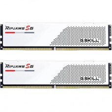 Модуль памяти для компьютера DDR5 32GB (2x16GB) 5600 MHz Ripjaws S5 White G.Skill (F5-5600J4040C16GX2-RS5W)