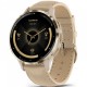 Смарт-часы Garmin Venu 3S, Fr. Gray + Soft Gold, Leather, GPS (010-02785-55)