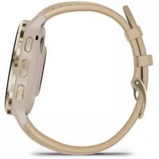 Смарт-часы Garmin Venu 3S, Fr. Gray + Soft Gold, Leather, GPS (010-02785-55) Смарт-часы Garmin Venu 3S, Fr. Gray + Soft Gold, Leather, GPS (010-02785-55) - Фото