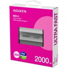 Накопичувач SSD USB 3.2 2 TB ADATA (SD810-2000G-CSG) - Фото