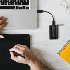Накопитель SSD USB 3.2 4TB ADATA (SD810-4000G-CBK) - Фото
