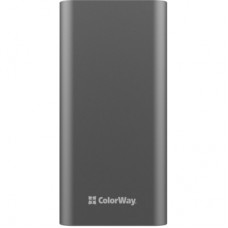 Батарея универсальная ColorWay 20 000 mAh PD/20W, QC/3.0, USB-C/Micro-USB/Lightning/USB-A max.22.5W Gray