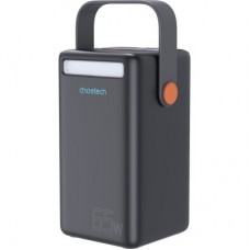 Батарея универсальная Choetech 50000mAh, PD/3.0/65W, QC/3.0/18W, USB-C, 3*USB-A, mirco USB, LED Light - Фото