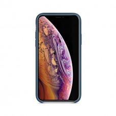 Чохол для мобільного телефона MakeFuture Silicone Case Apple iPhone XS Max Blue (MCS-AIXSMBL) - Фото