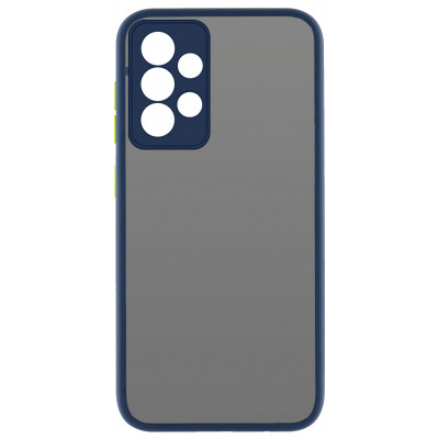 Чохол для мобільного телефона MakeFuture Samsung A33 Frame (Matte PC+TPU) Blue (MCMF-SA33BL)