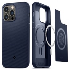 Чохол для мобільного телефона Spigen Apple Iphone 14 Pro Max Mag Armor MagFit, Navy Blue (ACS04845) - Фото