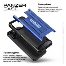 Чохол для мобільного телефона Armorstandart Panzer Samsung S24 Dark Blue (ARM73721) Чохол для мобільного телефона Armorstandart Panzer Samsung S24 Dark Blue (ARM73721) - Фото