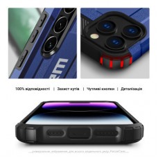 Чохол для мобільного телефона Armorstandart Panzer Samsung S24 Dark Blue (ARM73721) Чохол для мобільного телефона Armorstandart Panzer Samsung S24 Dark Blue (ARM73721) - Фото