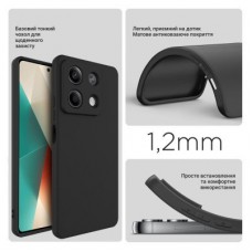 Чохол для мобільного телефона BeCover Xiaomi Redmi Note 13 Pro 5G Black (710915) - Фото