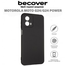 Чохол для мобільного телефона BeCover Motorola Moto G24/G24 Power Black (710718) - Фото