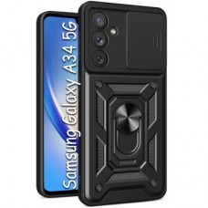 Чохол для мобільного телефона BeCover Military Samsung Galaxy A34 5G SM-A346 Black (709137) - Фото