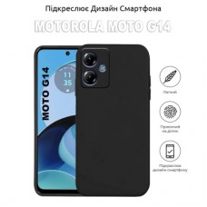 Чохол для мобільного телефона BeCover Motorola Moto G14 Black (710028) - Фото