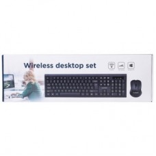Комплект Gembird KBS-WM-03-UA Wireless Black (KBS-WM-03-UA) - Фото