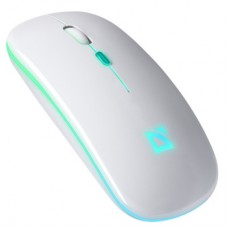 Мишка Defender Touch MM-997 Silent Wireless RGB White (52998) - Фото