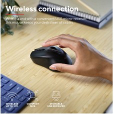 Мышка Trust Mydo Silent Wireless Black (25084) - Фото