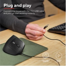 Мышка Trust Bayo II Ergonomic USB Black (25144) - Фото