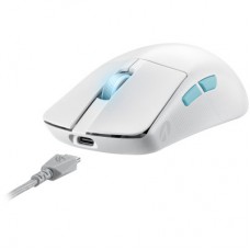 Мышка ASUS ROG Harpe Ace Aim Lab Edition Wireless/USB White (90MP02W0-BMUA10) - Фото