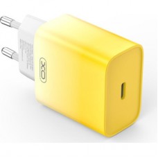 Зарядний пристрій XO CE18 PD30W USB-C Yellow (XO-CE18-YEL) - Фото