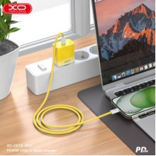 Зарядний пристрій XO CE18 PD30W USB-C Yellow (XO-CE18-YEL) - Фото
