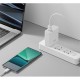 Зарядний пристрій XO L128 120 W with cable Type-C white (XO-L128-WH)