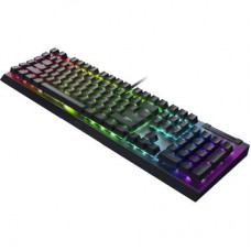 Клавіатура Razer BlackWidow V4 X Yellow Switch USB RU Black (RZ03-04702500-R3R1) - Фото