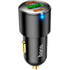 Зарядное устройство HOCO NZ6 2xType-C, USB-A Black (6931474765185) - Фото