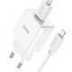 Зарядний пристрій HOCO C106A charger set (iP) White (6931474783899)