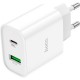 Зарядное устройство HOCO C80A Plus Rapido White (6931474779885)