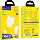 Зарядний пристрій HOCO C80A Plus Rapido PD20W+QC3.0 charger set (C to C) White (6931474779908)