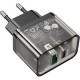 Зарядний пристрій HOCO N34 Dazzling dual-port Black (6931474799166)