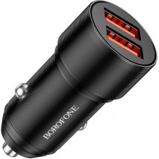 Зарядний пристрій BOROFONE BZ19B charger set (Micro) 2 x USB Black (6941991101502) - Фото