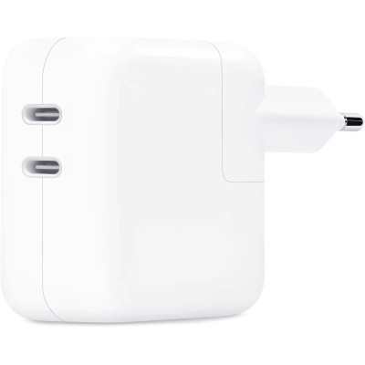 Зарядний пристрій Apple 35 W Dual USB-C Power Adapter Model A2676 (MW2K3ZM/A)