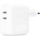 Зарядний пристрій Apple 35 W Dual USB-C Power Adapter Model A2676 (MW2K3ZM/A)