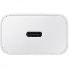 Зарядний пристрій Samsung USB-С 15 W White + Cable USB-C 1 m (EP-T1510XWEGEU) - Фото