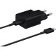 Зарядний пристрій Samsung USB-С 15W Black + Cable USB-C 1 m (EP-T1510XBEGEU)