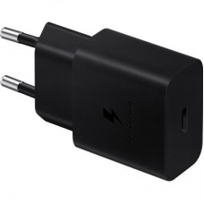 Зарядний пристрій Samsung USB-С 15W Black + Cable USB-C 1 m (EP-T1510XBEGEU) - Фото