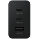 Зарядний пристрій Samsung 2xUSB-С 65 W PD PPS/USB-A Black (EP-T6530NBEGEU)
